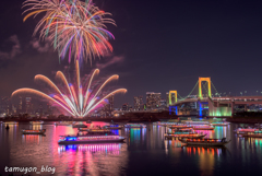 お台場花火