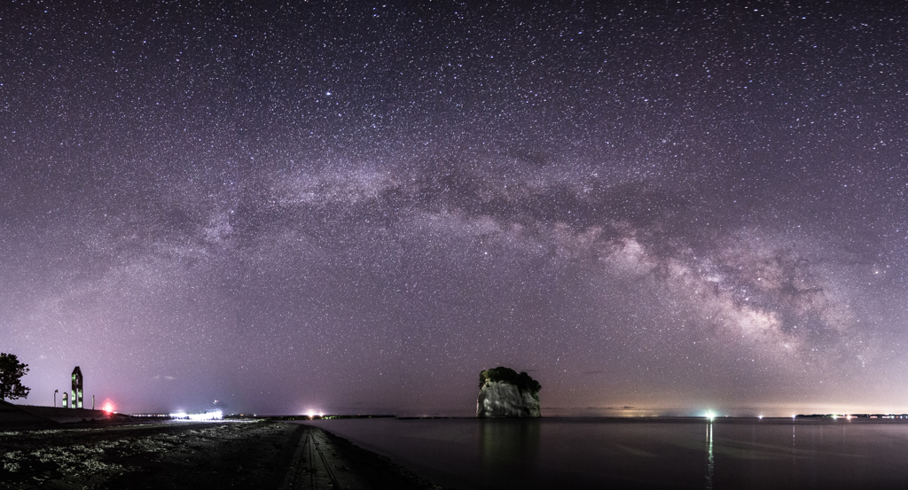 見附島の天の川