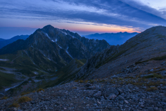 夜明の剱岳