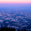 散居村夕景