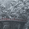 雪の朝陽橋