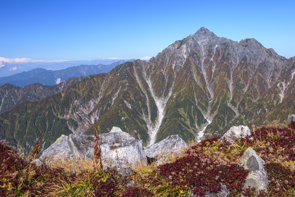 秋の剱岳
