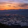 散居村朝景