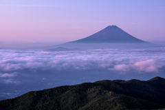 雲海と富士山