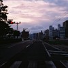 ゲリラ豪雨の後の夕焼け