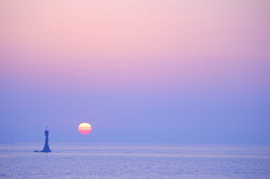 gradation of the sky　夕空