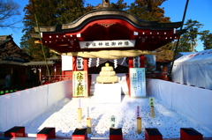 お賽銭と鏡餅