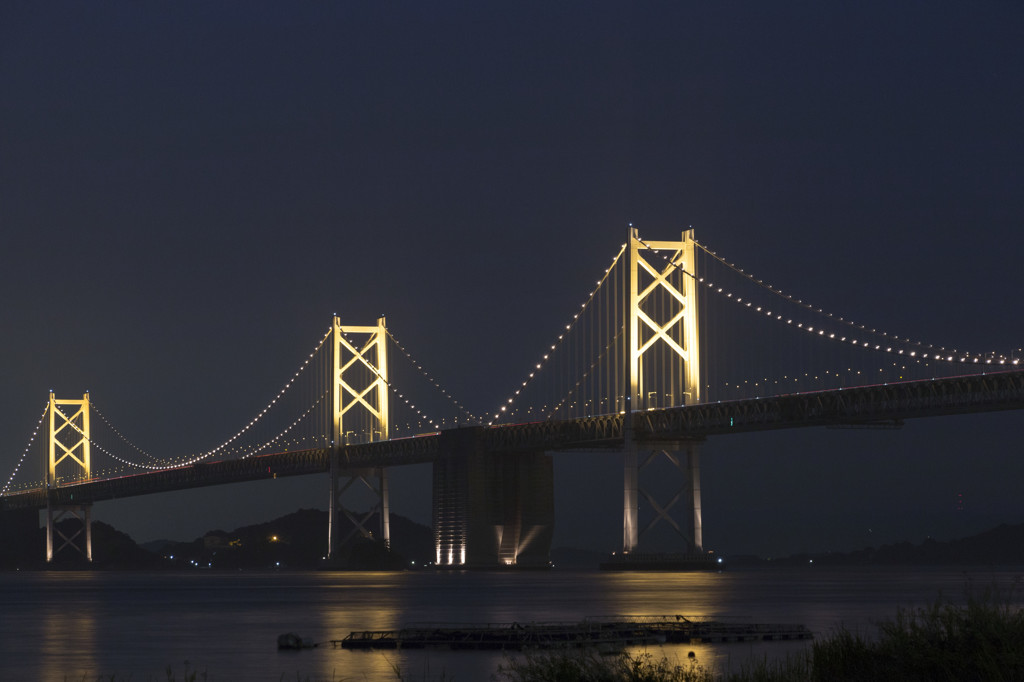 瀬戸大橋夜景