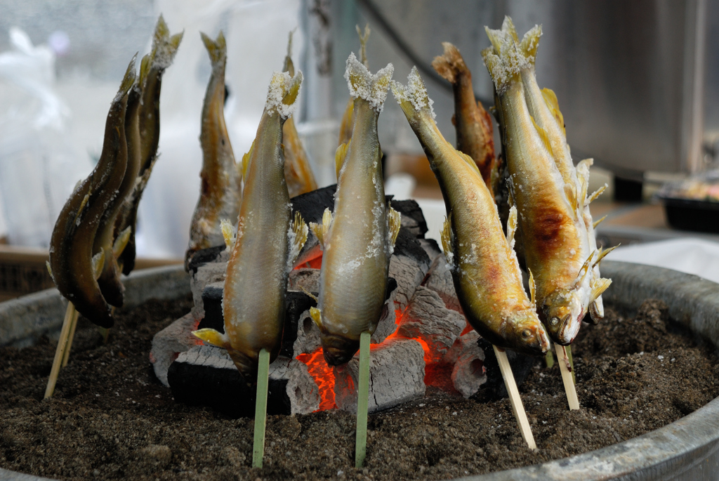 鮎の塩焼き