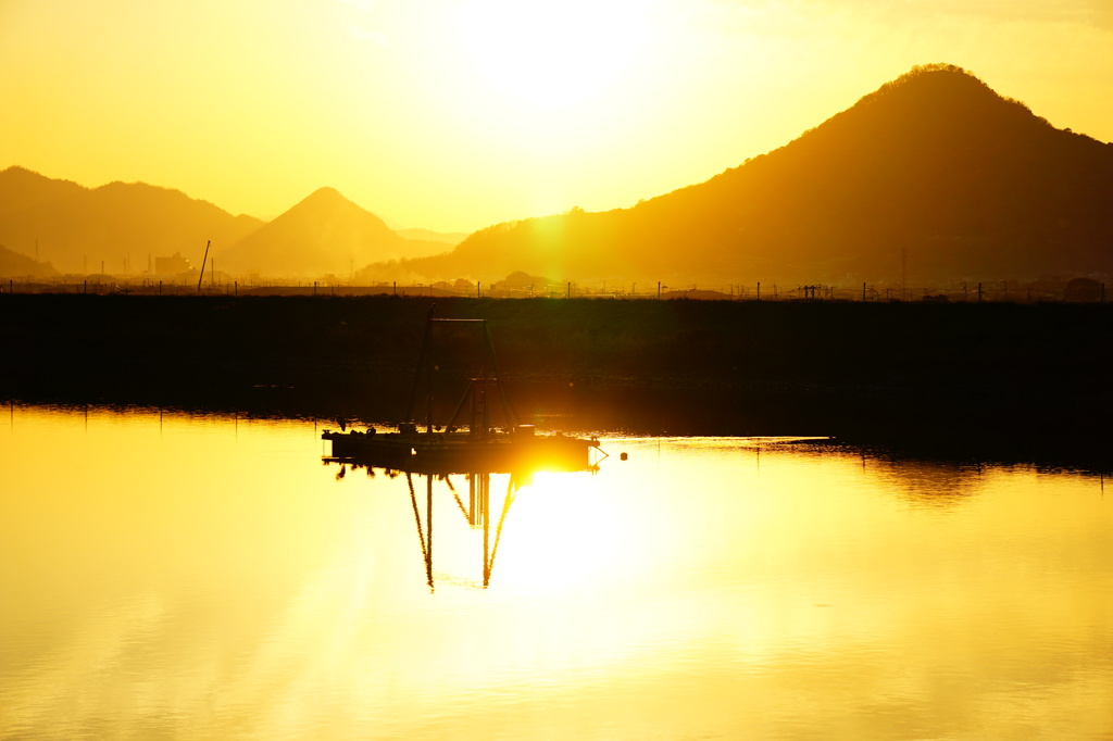 讃岐の夕焼け