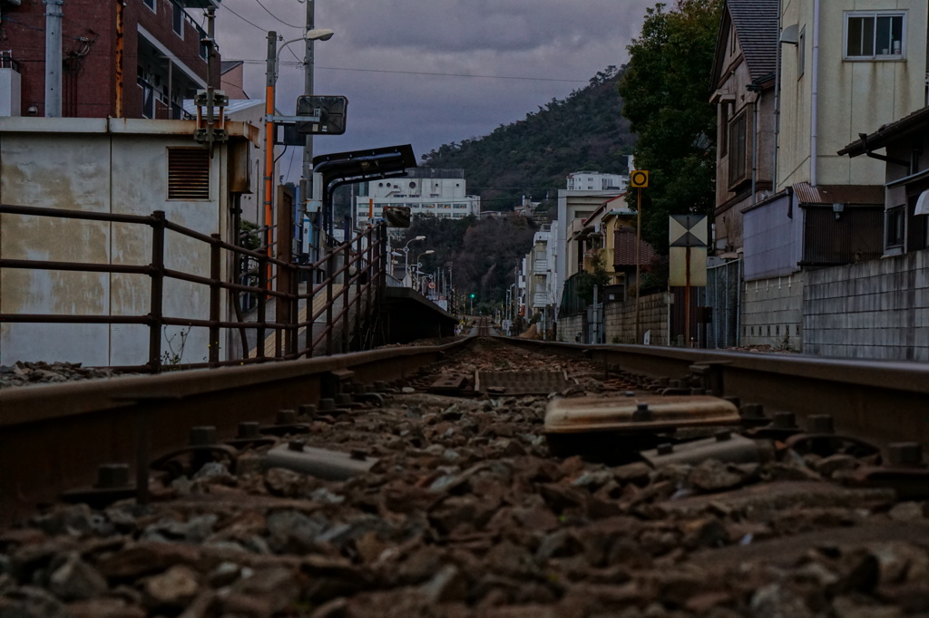 昭和町の線路