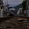 昭和町の線路