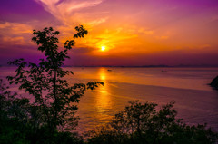 瀬戸内海夕景