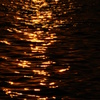 夕陽と水面