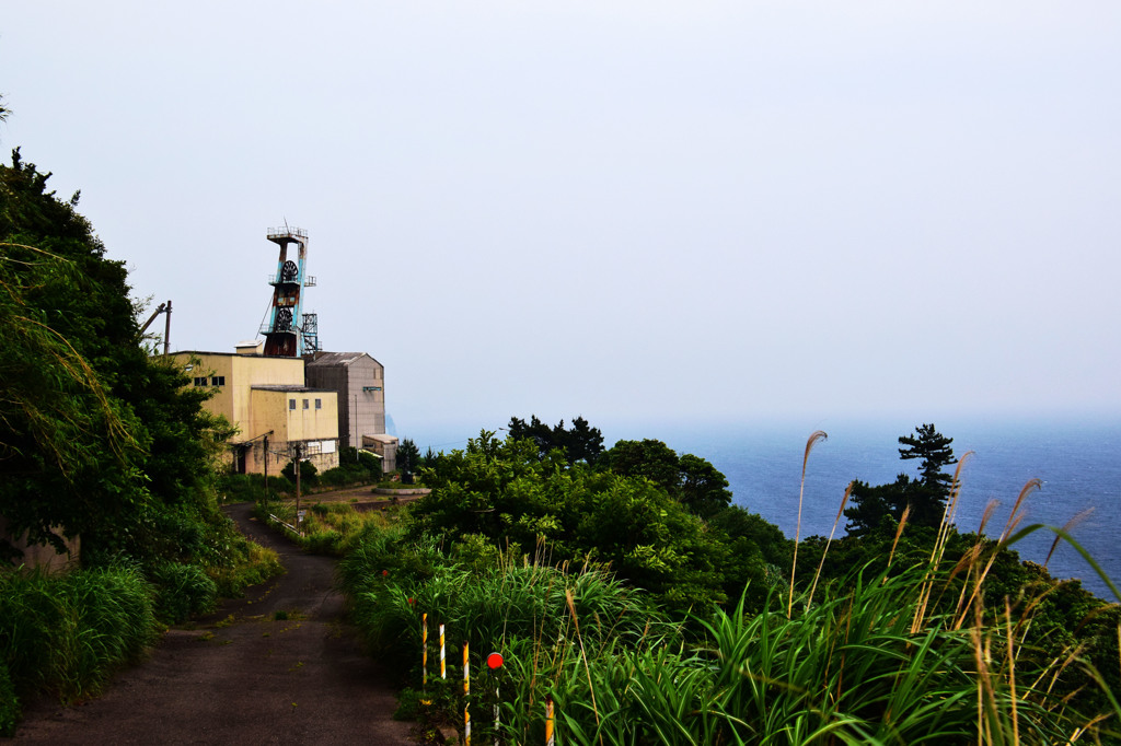 池島の風景⑰　「女神像広場」