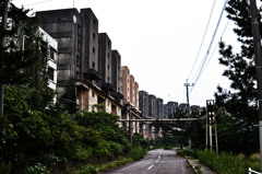 池島の風景⑭　「社宅棟」