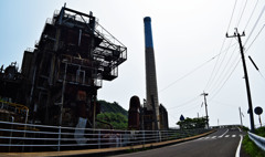 池島の風景④　「発電所」