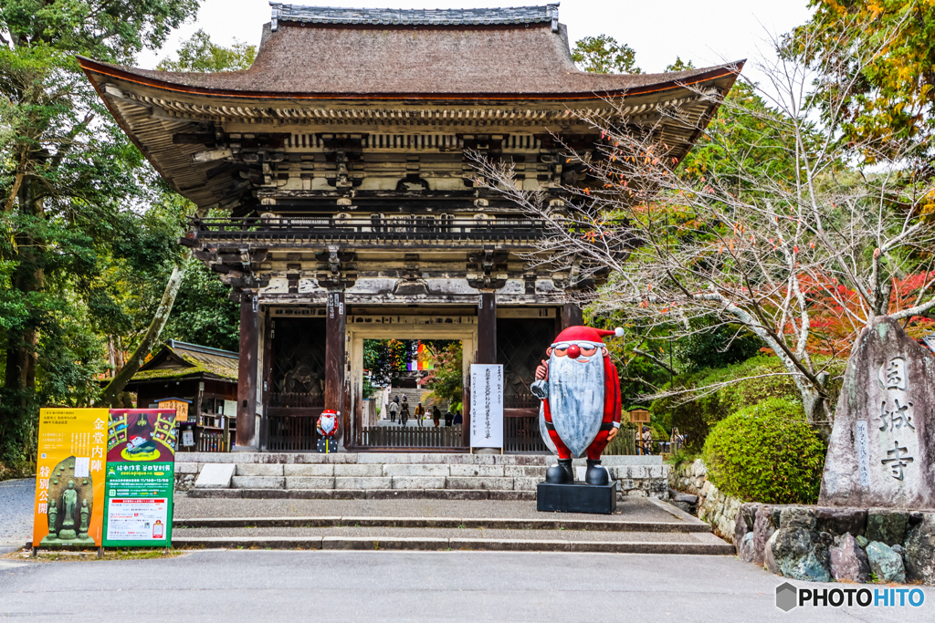 三井寺のサンタクロース