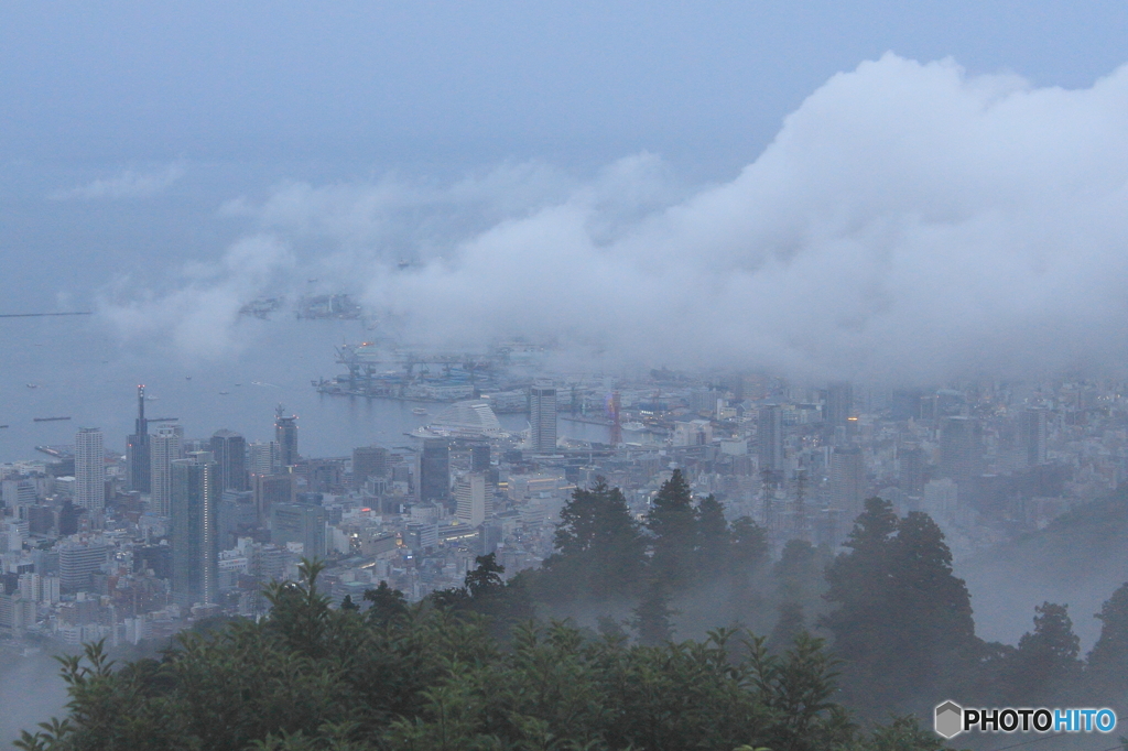 神戸の雲海