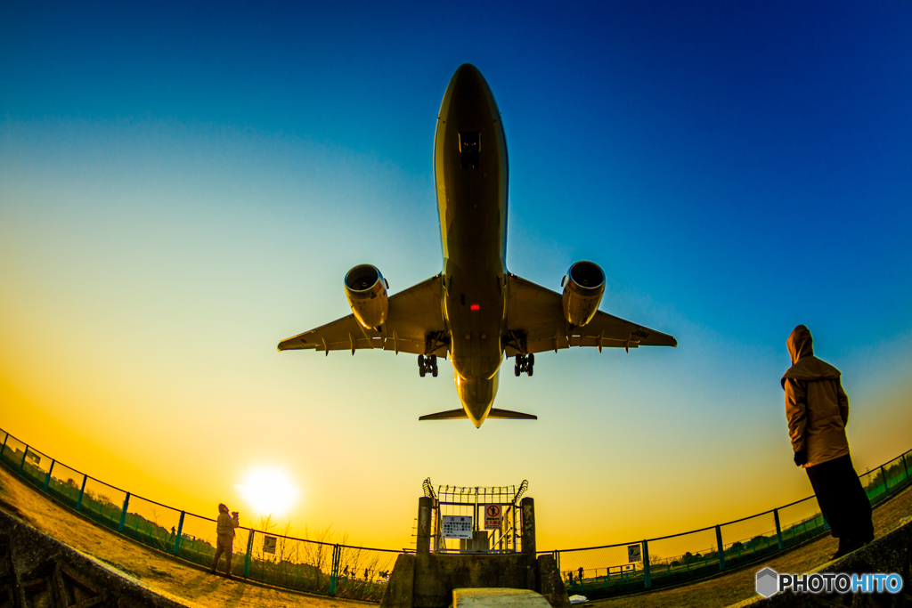 一番機の朝