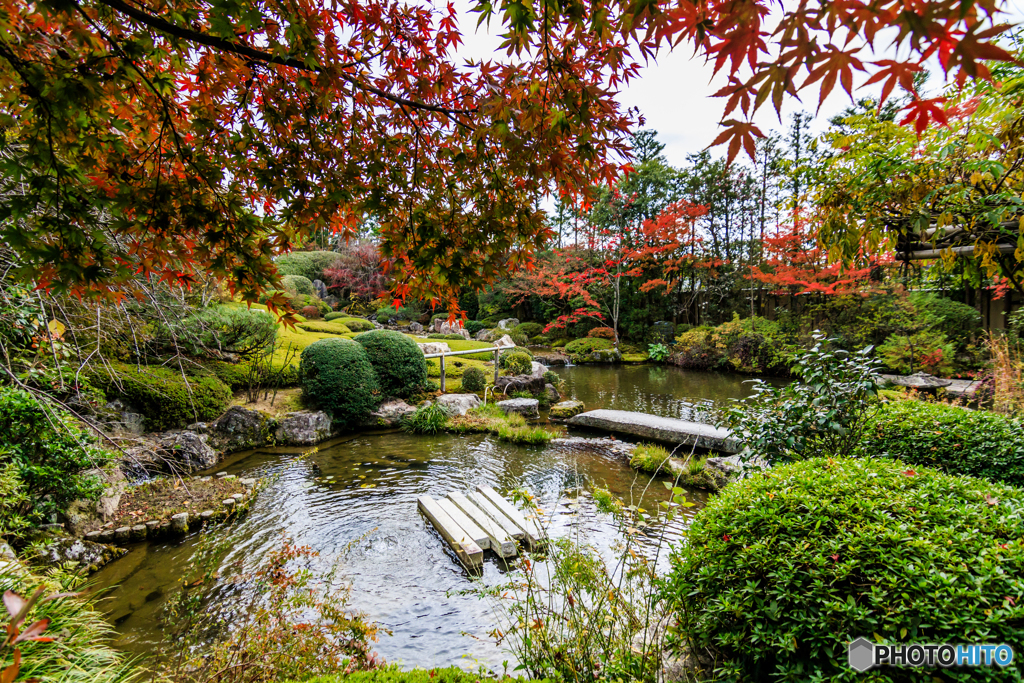 余香苑のひょうたん池