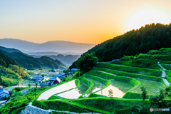 夕刻の明日香村