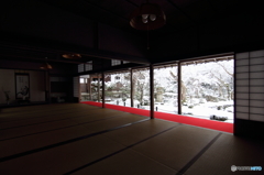 圓光寺の雪景