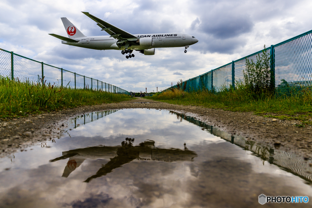 ６月の水溜り