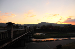 朝の賀茂大橋