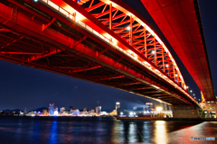 神戸大橋の夜景