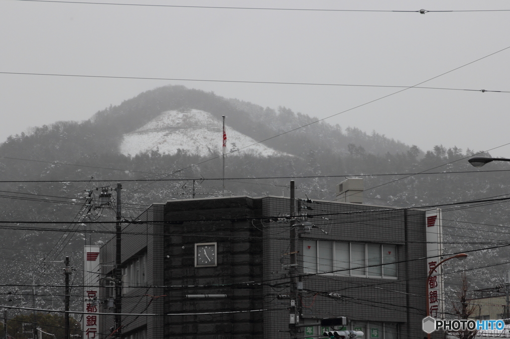 雪の大文字山