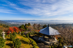 見渡す善峯寺