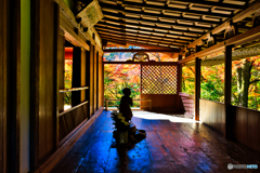 善財童子像の秋