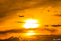夕刻の１４進入