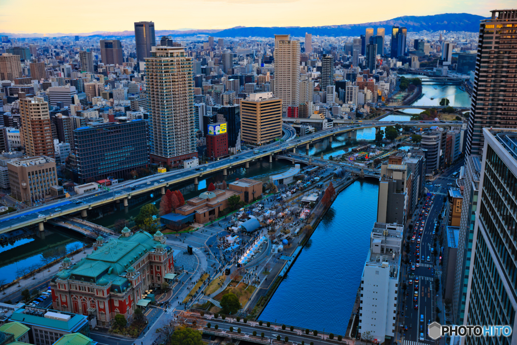 師走の中之島公園