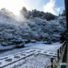 雪の方丈東庭