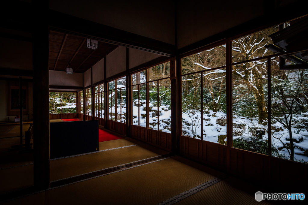 三千院の雪庭