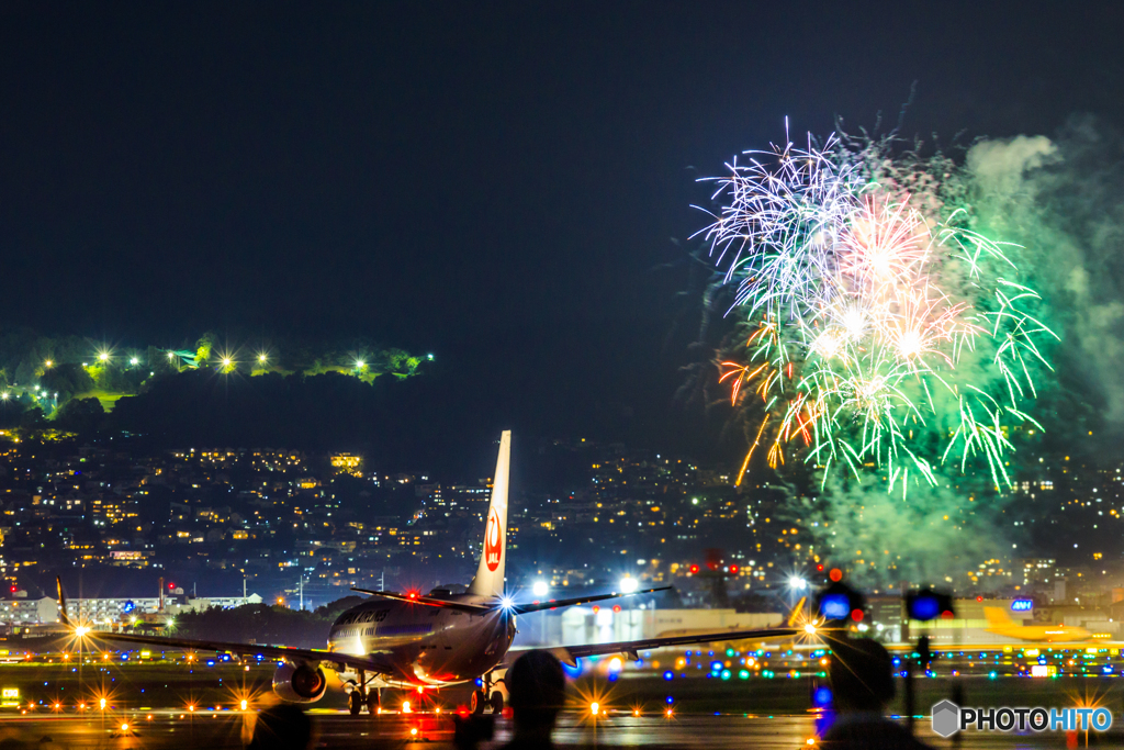 真夏の千里川