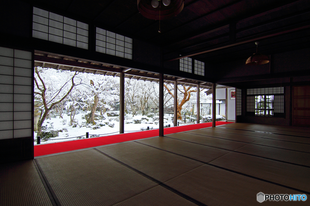 圓光寺の雪景Ⅱ