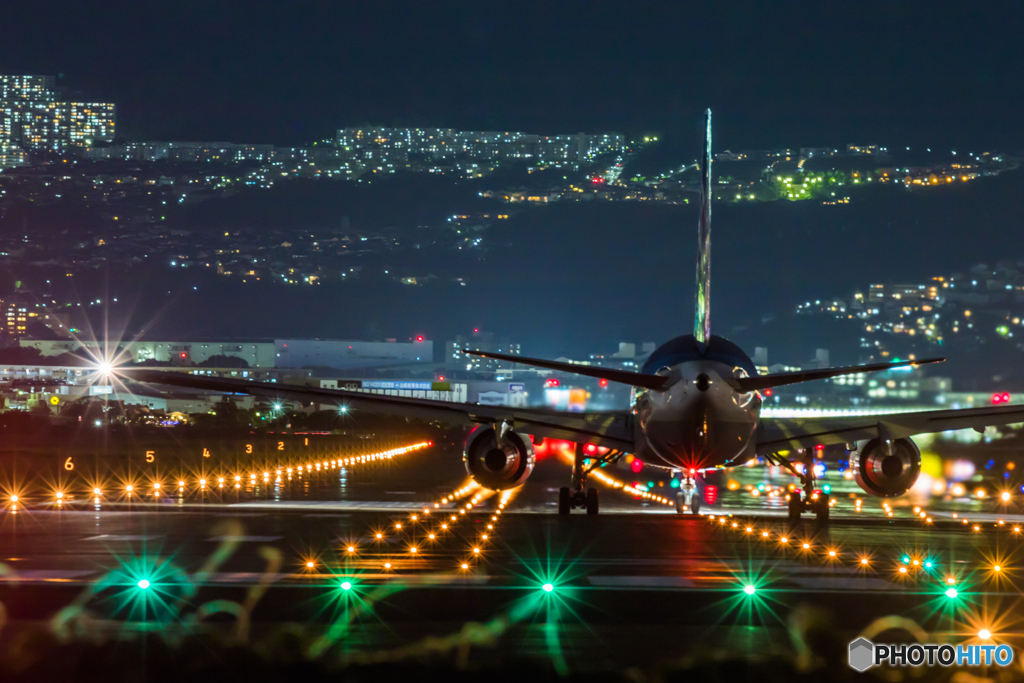 千里川の夜