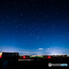 夜明け前の空港