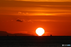 舞子の達磨夕日