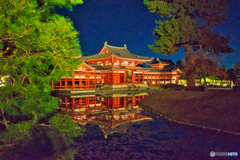 水面に浮かぶ鳳凰堂