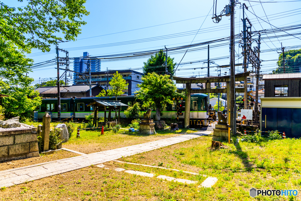 関蝉丸神社下社