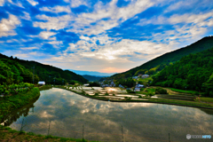 明日香村の落陽