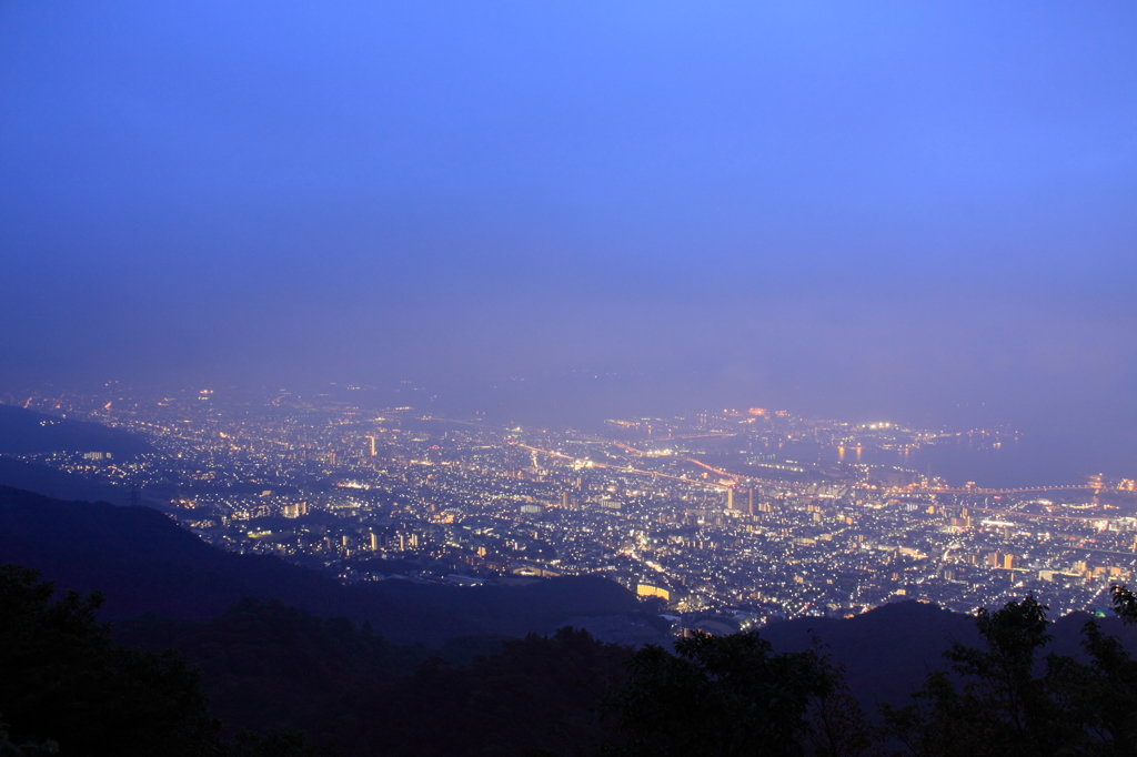 摩耶山の霞景（Ａ）