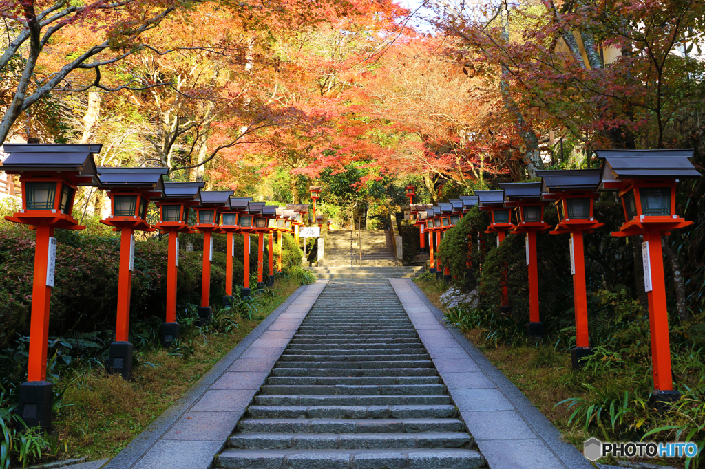 鞍馬参道石段