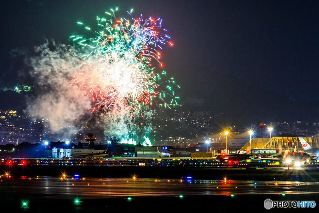 猪名川花火空港