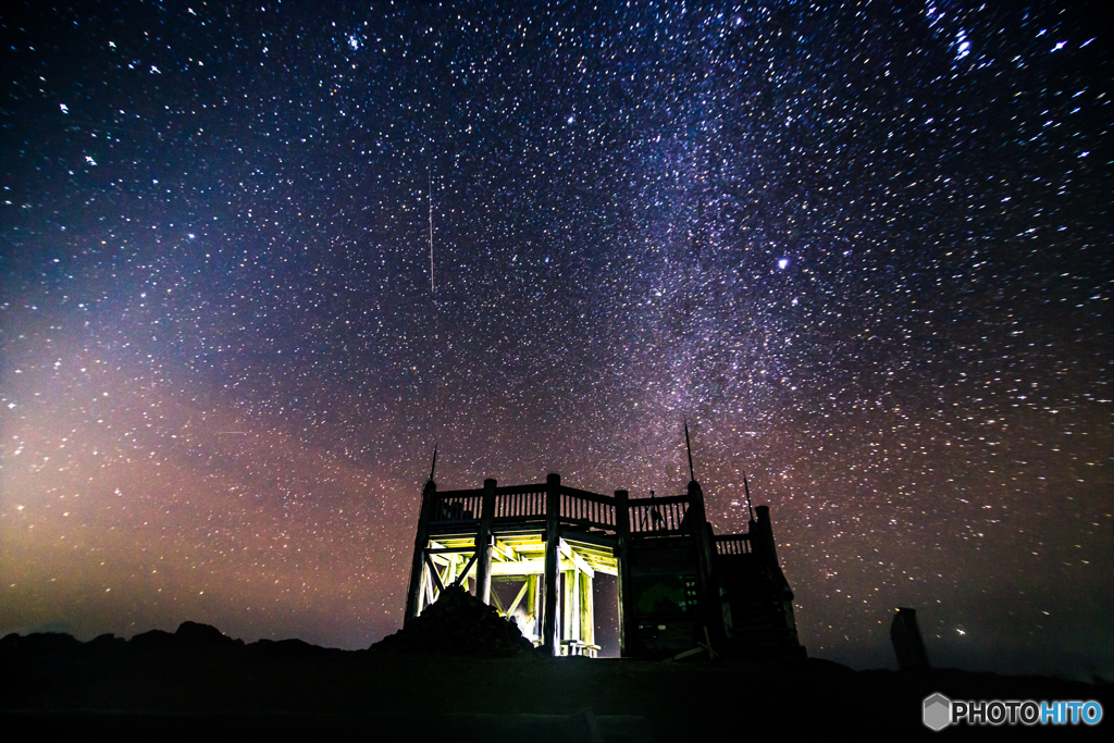 日出ヶ岳の星々