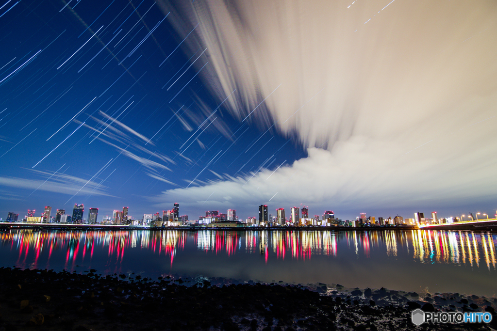 新年の星空の舞